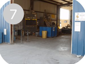 scrap metal recycling steps