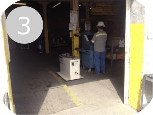 scrap metal recycling step 3